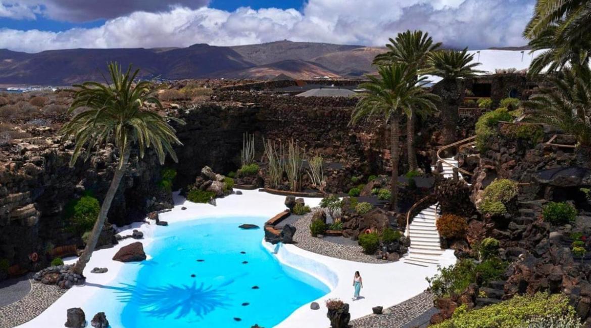 Lanzarote Casa Volcanica-Anclada Sobre La Lava Del Volcan Montana Blanca Eksteriør bilde